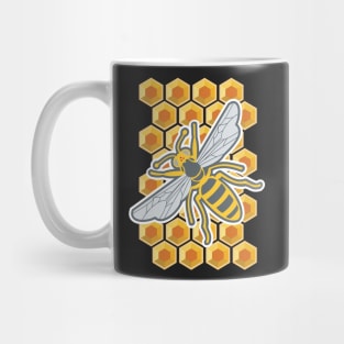 Honeycomb bee Mug